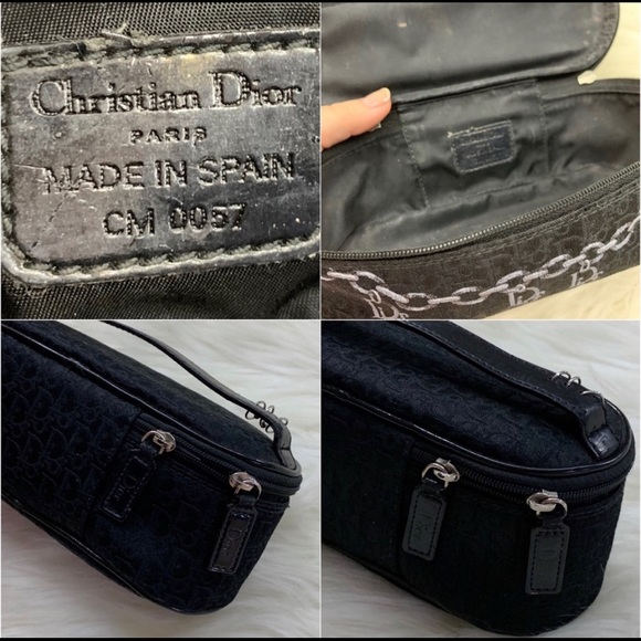 Hand Painted Dior Charm Chain Hardware Vanity Case Mini Bag - Picture 6 of 7